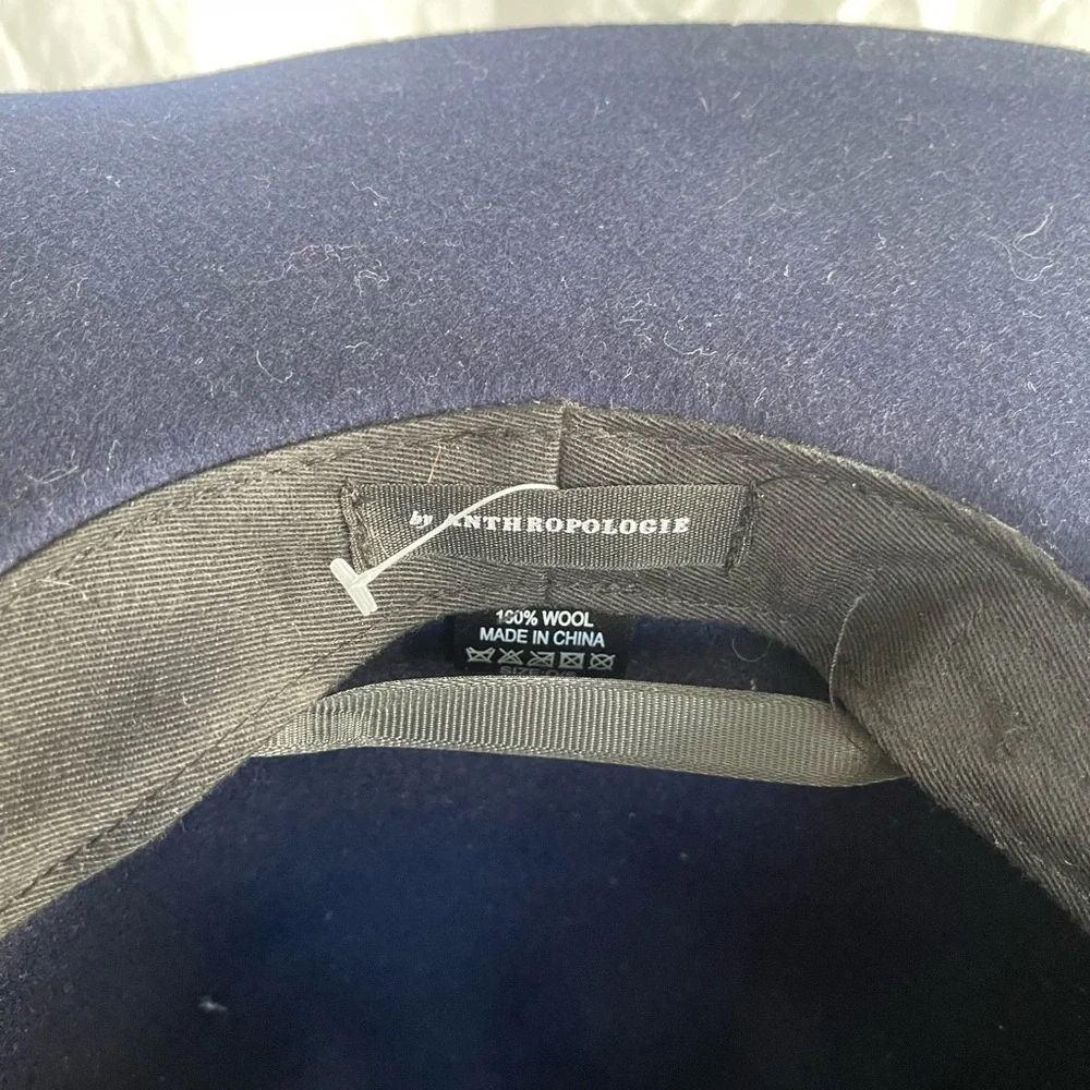 Anthropologie | Accessories | Navy Anthropologie Wool Fedora